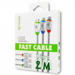 Cable USB Bavin 2M